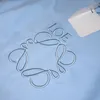 デザイナーハイバージョンLUOファミリークラシックベーシック3D刺繍ネットワークレッド同じユニセックスラグジュアリーファッションLOE男性と女性のためのショートスリーブTシャツ0GYK
