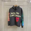 رجال الرجال للرجال Sweatshirts y2k graffiti letter foam ropa hombre mens agger freece stranger things hoodied hoodie sucex pullover hoody Q240322