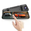 CAR DVR CAR DVRS 10 بوصة الكاميرا الخلفية المرآة الخلفية لـ DVR 3 في 1 CAM WIFI GPS قيادة الفيديو مسجل الأمامي والخلفي مربع الأسود إسقاط OTRP9