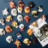 Fridge Magnets 3D frozen magnetic puppy cartoon pet cute animal creative information post creative magnetic refrigerator pasting refrigerator magnetic Y240322