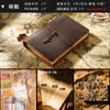 100% Genuine Leather Notebook Handmade Vintage Cowhide Diary Portable Size TN Travel Notebook Cover Journal Sketchbook Planner 240311