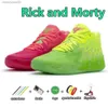 LaMe Sportschoenen Designer LaMe Ball Basketbalschoenen Rick en Queen City Not From Here Zwart Blast Ufo Heren Trainers Sport Sneakers Outdoor Hardlopen