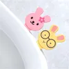Toilet Seat Covers 1PC Cute Cartoon Cover Lifter Handle Sticker Bathroom Lid Portable Sanitary Tool Restroom Accessories