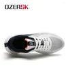 Freizeitschuhe OZERSK Unisex Leichte Damen-Turnschuhe Damen-Gehplattformkomfort