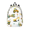 Backpack Laptop Unique Construction Tractors School Bag Durable Student Boy Girl Travel