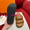 Extra sandalen lederen slippers handgemaakte op maat gemaakte dikke dikke opgeloste tweede oom varkensneus slippers voor zomerse mode externe slijtage flat botto hebben logo hbzqb6