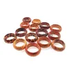 Cluster Rings 25Pcs Mix Styles Handmade Craft Mens Womens Fashion Natural Wood Band Party Jewelry Gifts Drop Delivery Ring Dhpcs