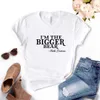 Women's T-Shirt I am Big Bear Beth Darton Printed Womens T-shirt Cotton Casual Funny T-shirt Top of the line T-shirt Hipster FS-453 suitable for young girls 240322