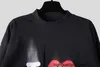 Projektant poprawna wersja Wysokiej jakości B Rodzina 23 NOWOŚĆ 520 Limited Love Back Flar Hafted Classic T-shirt TXLJ