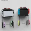 Spelkontroller Joysticks Wall Hanging Holder Bracket för Nintendo Switch/Nintendo Host Wall Mount Storage Support för NS OLED Game Y240321
