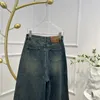 Женские брюки, женские однотонные широкие винтажные джинсы высокого качества, повседневная уличная одежда полной длины, универсальная
