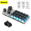 Programming Macro Custom Keyboard 24GBluetoothUSB 3 Mode RGB Mechanical Gaming DIY swap Keypad For Poshop Ai 240309