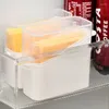 Förvaringsflaskor ost skivlåda kylskåp sidor crisper smör specialförpackning och organisering av artefakt