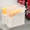 Aufbewahrungsflaschen, Käsescheibenbox, Kühlschrank, Seitentür, Crisper, Butter, Spezialverpackung und Organisationsartefakt