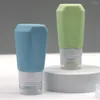 Bouteilles de rangement en PVC, ensemble de voyage rechargeable, léger et pratique pour les déplacements en Silicone