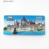 Buzdolabı Mıknatıs Macar Seyahat Buzdolabı Manyetik Sticker Yaratıcı Budapeşte Hediyelik Eşya Buzdolabı Mıknatıs Ev Dekorasyon Buzdolabı Sticker Y240