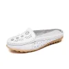 تنزلق الشقق على أحذية مسطحة للنساء المسطحات moccasins mocassin femme geneine gleanty سيدات غير رسمية الصيف بالإضافة إلى حجم 10 ألوان