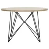 Safavieh Home Collection Vida Table médiévale en chêne clair et bois noir