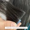 امتدادات isheeny 12 "16" 20 "pu skin skin tape extensions 10pcs شريط غير مرئي في امتدادات الشعر مستقيمة آلة الإنسان