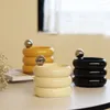 Bottles Cream Multi-layer Rotating Jewelry Storage Box Bauhaus Black Spiral Tray INS Bedroom Cloakroom Ring Cosmetic