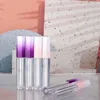 Depolama Şişeleri Hazır Stok 4ml Şeffaf Dudak Parlatıcı Tüp Polygon Gradyan Pembe Sır Boş Şişe Lipgloss