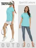 Damen-T-Shirt TACVASEN 3-Knopf-Polo-T-Shirt für Damen, kurzärmelig, Baumwolle, lässiger Ausschnitt, Golf-Poloshirt, feuchtigkeitsspendendes Willow Pull Flower T-Shirt 240322