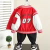 Cappotto da motociclista per ragazzi 2024 Nuove giacche per bambini per bambini Cappotto da baseball coreano Top Abbigliamento alla moda