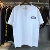 Moda rhude letra impressão masculina as camisetas femininas pesco