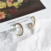 Brincos de garanhão WTLTC Retro Multi Pérolas Ear Cuff para Mulheres Barroco C Em Forma Delicado Brinco Alpinistas Noiva Jóias de Casamento