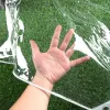 Filets 0.35mm Transparent PVC Bâche En Plein Air Camping Tente Tissu Anti-Pluie Balcon Fenêtres Clair Étanche Bâche Voiture Couverture De Pluie