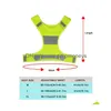Vests Visibility Reflective Vest Outdoor Safety Cycling Working Night Running Sports Clothes Home Clothing 200Pcs Drop Delivery Baby K Dh7Yg