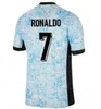 2024 Portugal Soccer Jerseys Ronaldo Home Away 24 25 Cr7 Danilo Football Shirt Bruno Fernandes Joao Felix Ruben Rafa Leao Joao Cancelo Men Women Kit Kit
