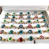 Solitaire Ring 20st/Lot Womens Mens Punk Gothic Evils Eye Cool Design Gold rostfritt stål Style Mix Eyeball Demon Eyed Luc Dhgarden Dhg5a