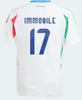 FC 2024 Jerseys de futebol da Itália Versão Maglie da Calcótica Totti Verratti Chiesa Italia 23 24 25 Camisas de futebol Men.