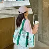 2024 New Starbucks designer moda viaggio all'aperto Tote bag Sport fitness Yoga borsa da donna di grande capacità da uomo bianco verde tela di stoccaggio