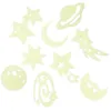 Wallpapers Plant Decor Star Glow In The Dark Ceiling Stickers Moon Stars For Decorations Space Room Child