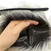 Toupet Colore popolare Toupee T Color Protesi per capelli Poly Base Capelli umani