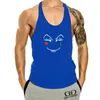 Tanktops voor heren Mode 2024 Trend Top Heren Zomerstijl Hisoka Face X Anime Mouwloos Zwart