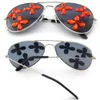 Hot Selling Hawaiian Style Lens, Flower Solglasögon, Dance Party Decorative Glasses