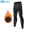 Byxor Inbike Men's Compression Pants Tights Winter Warm Sports Leggings For Running Workout Tights With Pockets Sportwear Clothing