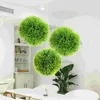 Fiori decorativi 4 pezzi in plastica simulata palla di erba decorazione da appendere al soffitto piante artificiali ornamenti per interni palline in ABS