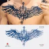 100st PHOOSHALES Juice varaktiga bläck Bröst tillfälligt tatuering Vattentäta vingar Egle Gun Cool Man Fashion Sticker Sexig Women Tatoo 240311