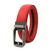 Ceinture Click pour homme avec fausse aiguille et cuir double couche