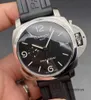 Paneraiss Lüks Saatler Paneraiss Erkekler Hemen 44mm PAM00320 Otomatik Mekanik Erkek Takvimi Çift Saat Bölgesi WN-JWS9