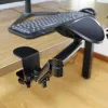 Pads Armlehnenunterstützung Neuer ergonomischer Armlehnen-Organizer aus Metall für Schreibtischklemme Drehbares Handgelenkkissen für Gaming-Computer Desktop-Büro