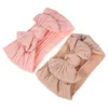 Bandanas 2 PCS Baby Headband Hårtillbehör för Babies Girl Pannband Bow Tie Nylon Toddlers