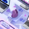 SEENDA Ergonomic Mouse Rechargeable Bluetooth 50 30 24g USB Wireless Vertical for Mac Windows Computers Purple Mice 240309