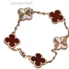 Cleef Four Leaf Clover Jewelrys Van Clover Bracelet Marque Amour Designer Trèfle Bracelet Argent Rose Or Spirale Bracelet Couple Classique Diamant Bijoux Cadeau avec