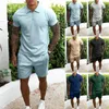 Fatos masculinos verão respirável duas peças volume t camisa shorts conjunto frango suíte calça terno com jaqueta longa todos