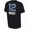 Ja Morant Basketball Sports Clubファンブランド半袖Tシャツパフォーマンス練習ティー